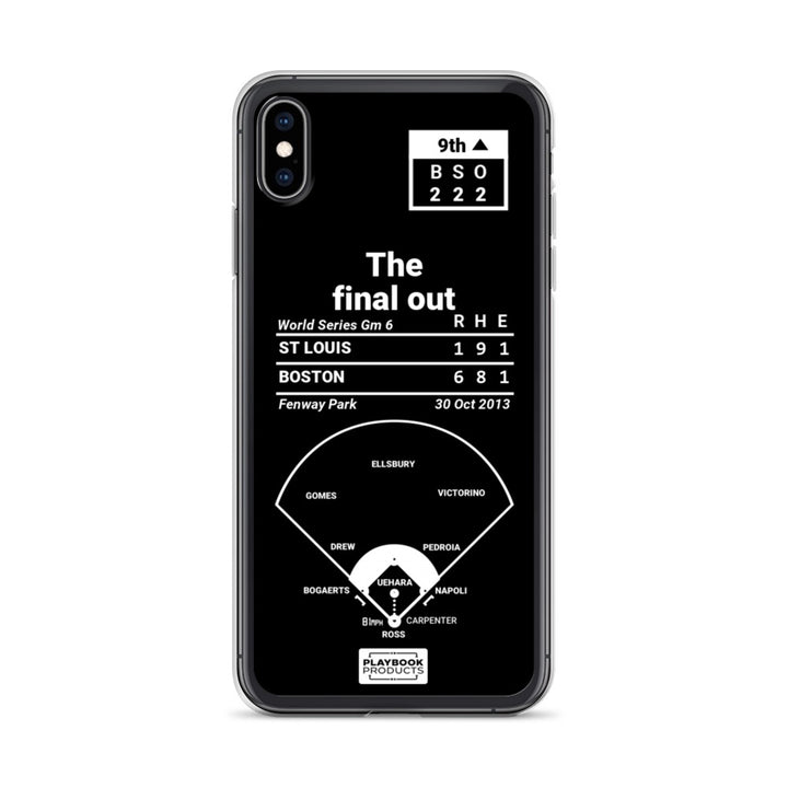 Boston Red Sox Greatest Plays iPhone Case: The final out (2013)