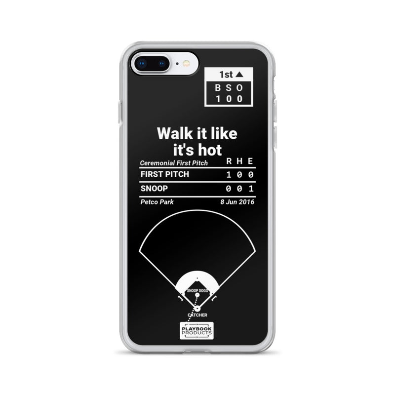 Greatest First Pitch Bloopers Plays iPhone Case: Walk it like it&