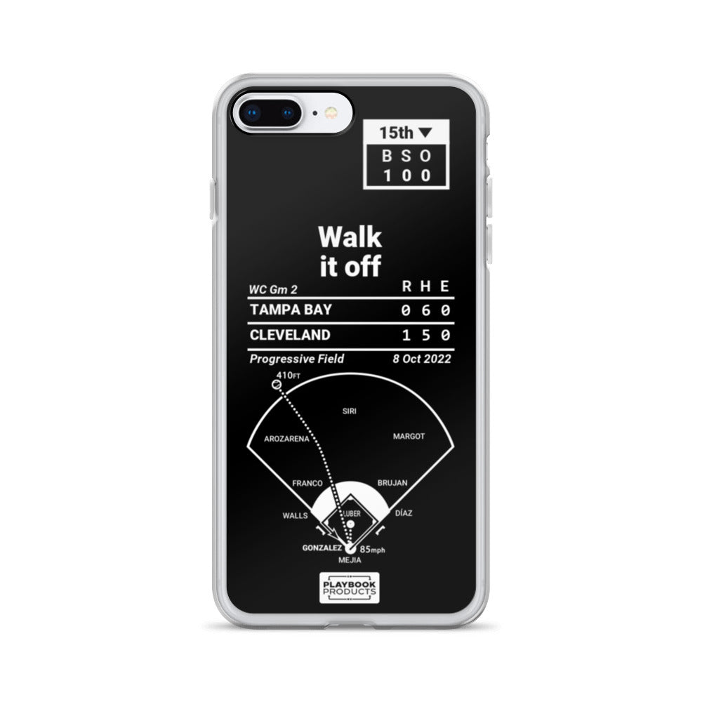 Cleveland Guardians Greatest Plays iPhone Case: Walk it off (2022)