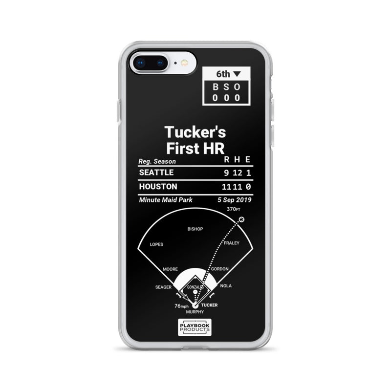 Houston Astros Greatest Plays iPhone Case: Tucker&