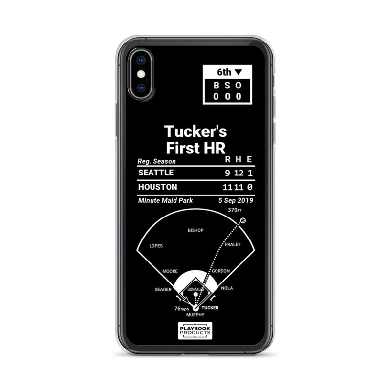 Houston Astros Greatest Plays iPhone Case: Tucker&