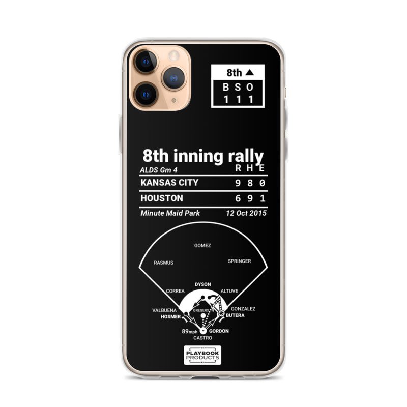 Greatest Royals Plays iPhone Case: 8th inning rally (2015)