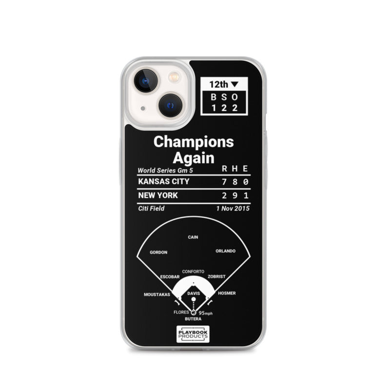 Greatest Royals Plays iPhone Case: Champions Again (2015)