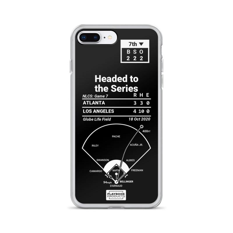 Greatest Dodgers Plays iPhone Case: Headed to the Series (2020)