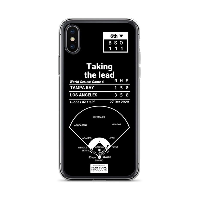 Greatest Dodgers Plays iPhone Case: Taking the lead (2020)
