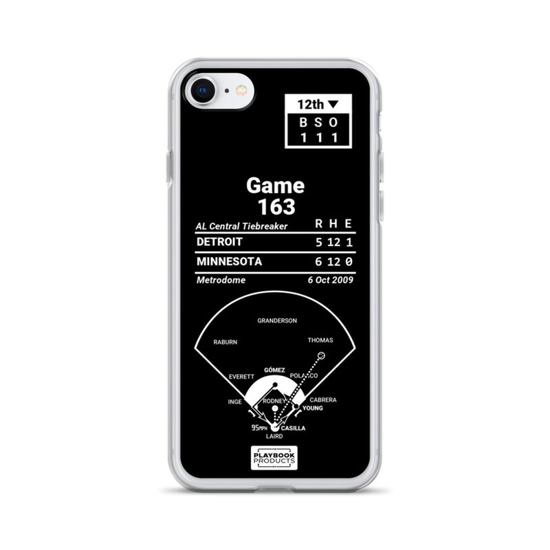 Greatest Twins Plays iPhone Case: Game 163 (2009)