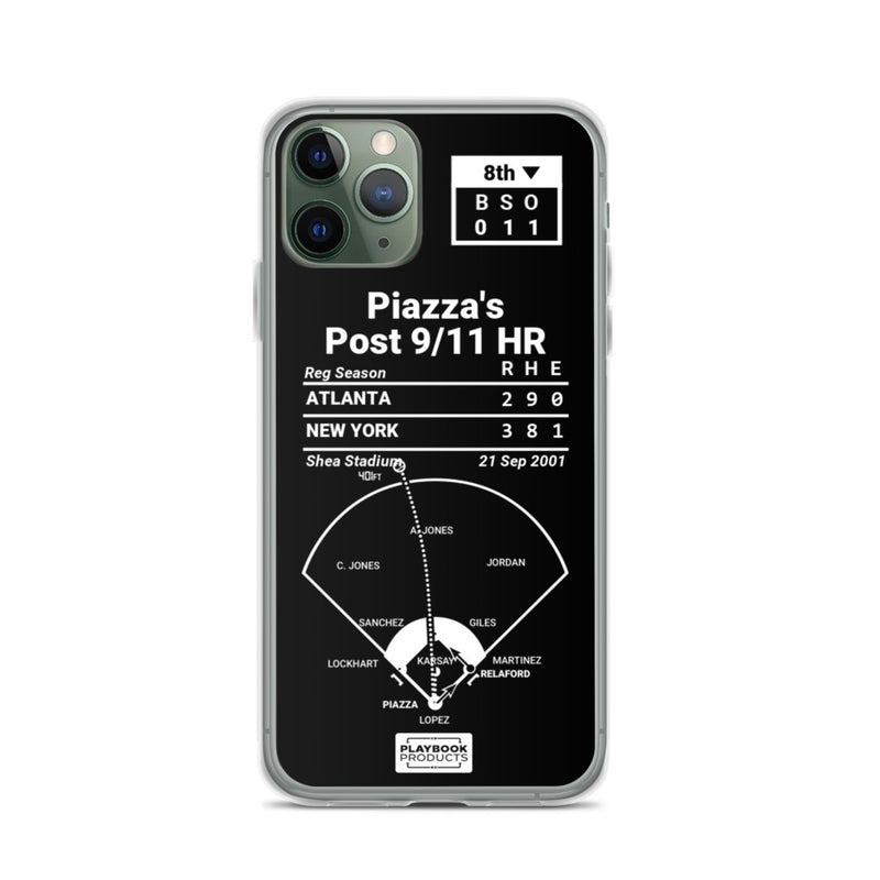 Greatest Mets Plays iPhone Case: Piazza&