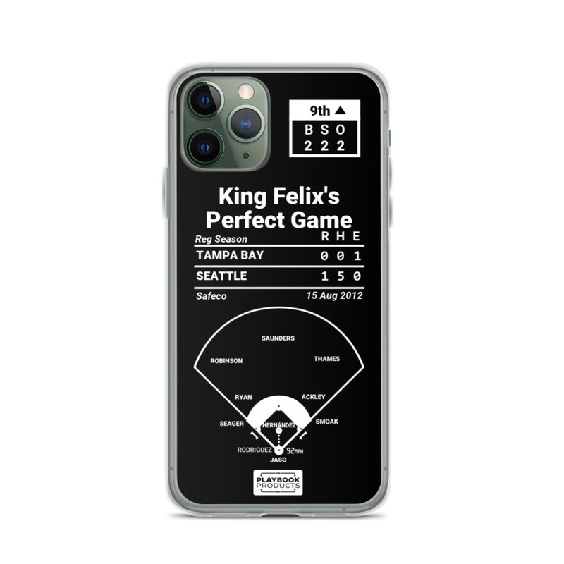 Greatest Mariners Plays iPhone Case: King Felix&