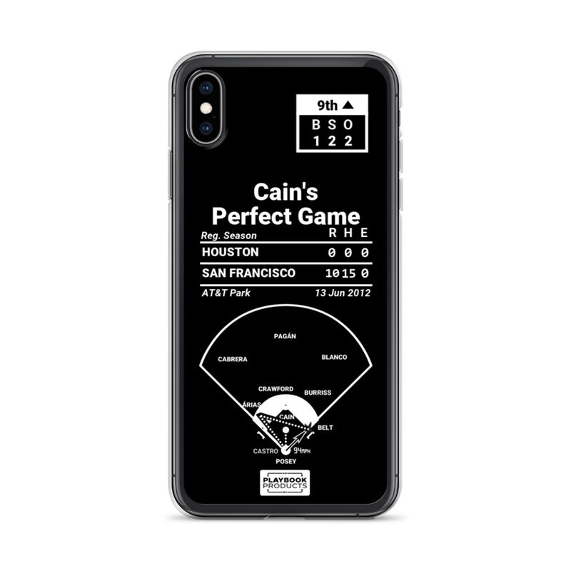 Greatest Giants Plays iPhone Case: Cain&