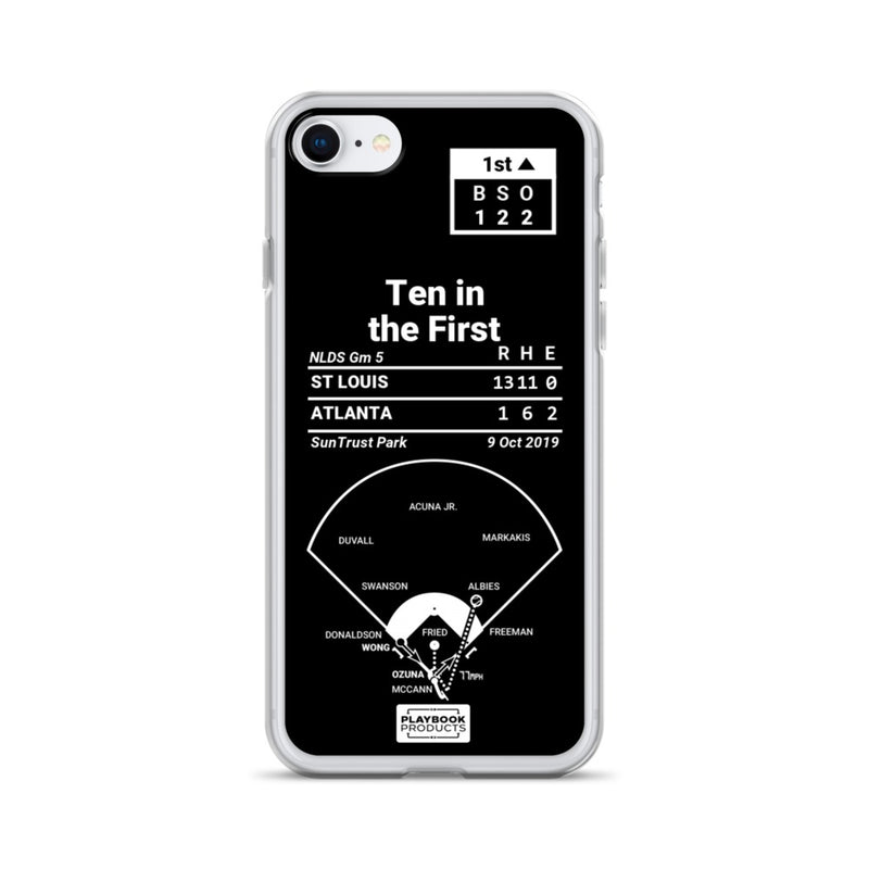 Greatest Cardinals Plays iPhone Case: Ten in the First (2019)