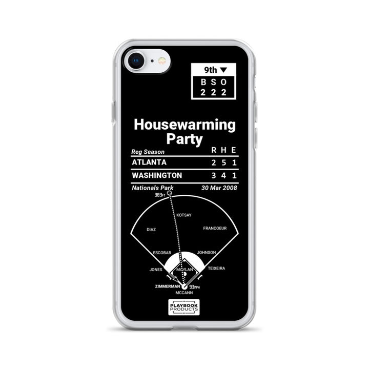 Washington Nationals Greatest Plays iPhone Case: Housewarming Party (2008)