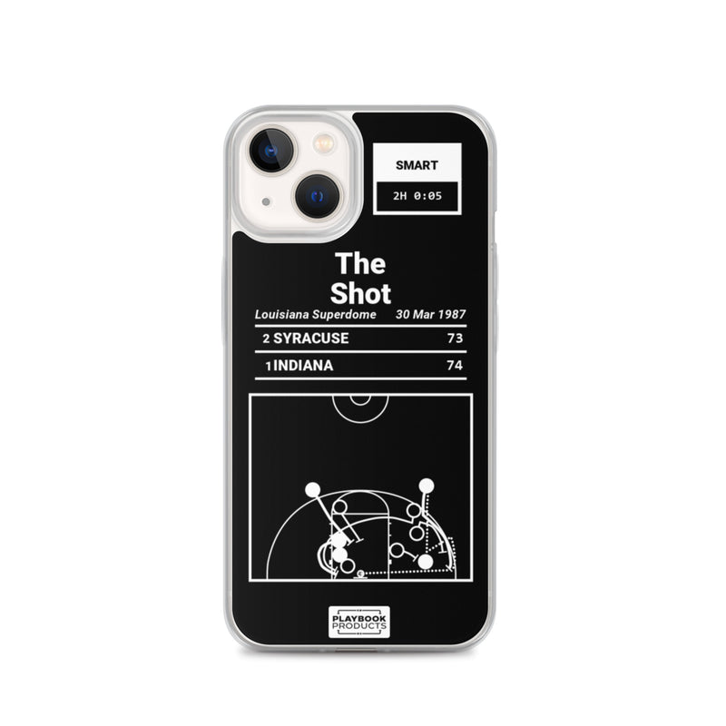 Greatest Indiana Basketball Plays iPhone Case: The Shot (1987)