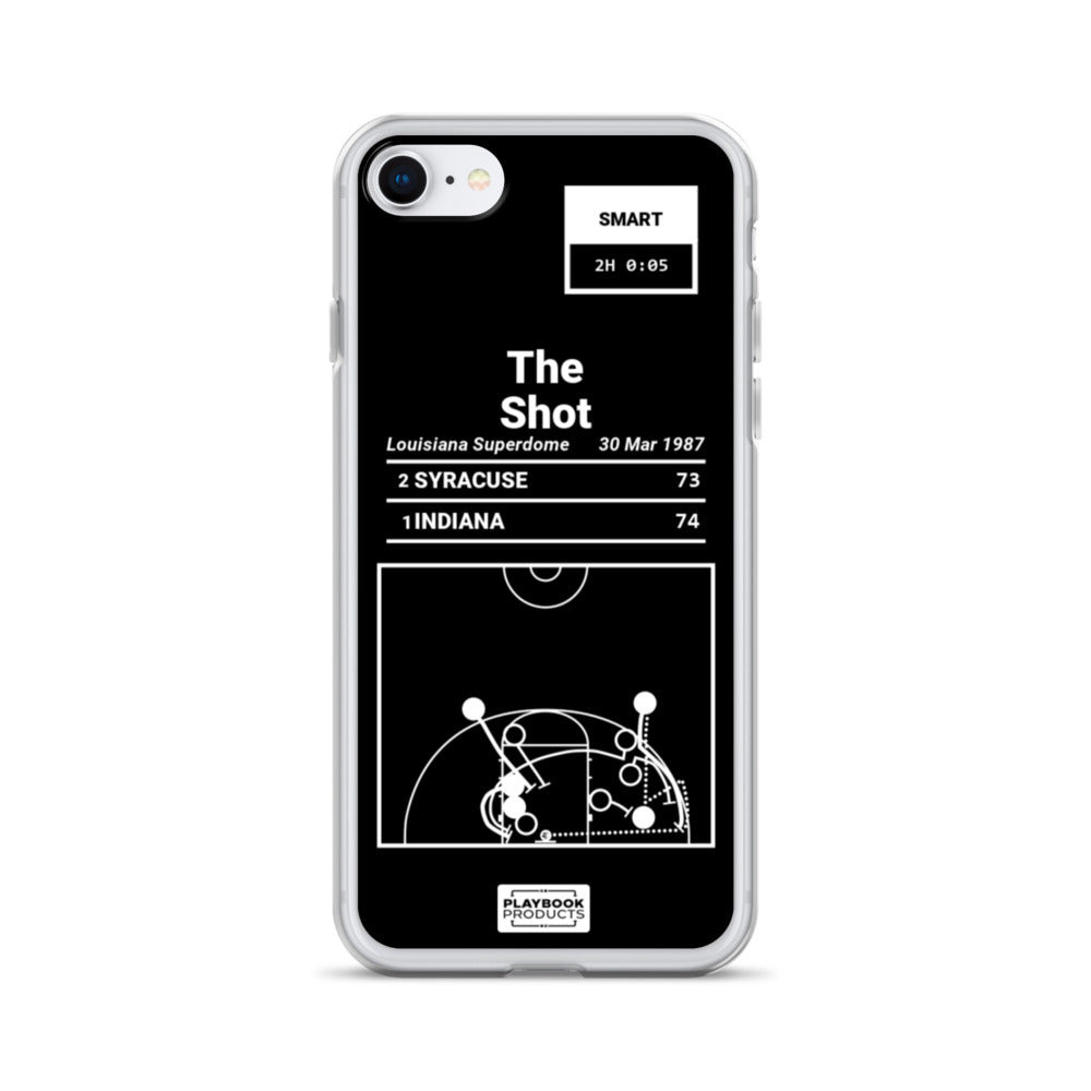 Indiana Basketball Greatest Plays iPhone Case: The Shot (1987)