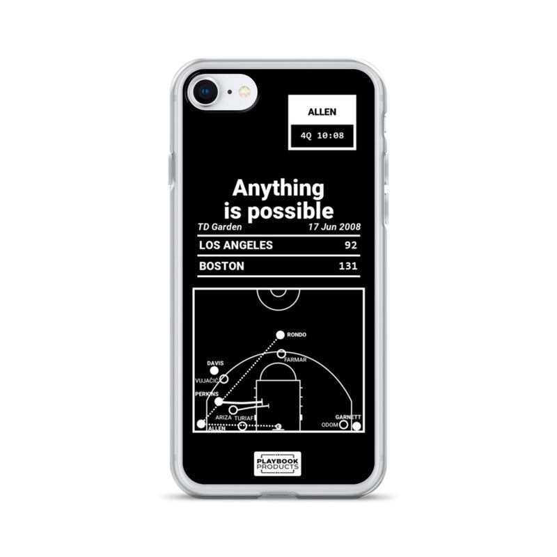 Greatest Celtics Plays iPhone Case: Anything is possible (2008)