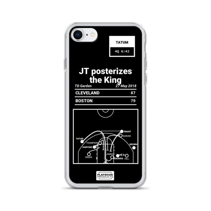 Greatest Celtics Plays iPhone Case: JT posterizes the King (2018)