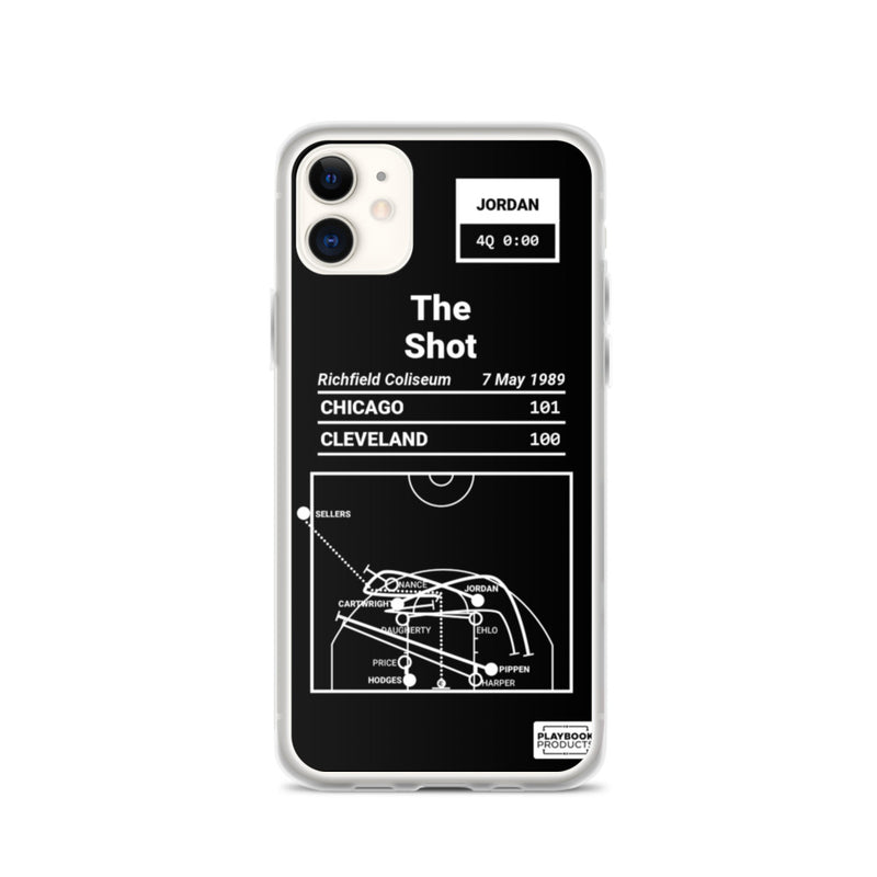 Greatest Bulls Plays iPhone Case: The Shot (1989)