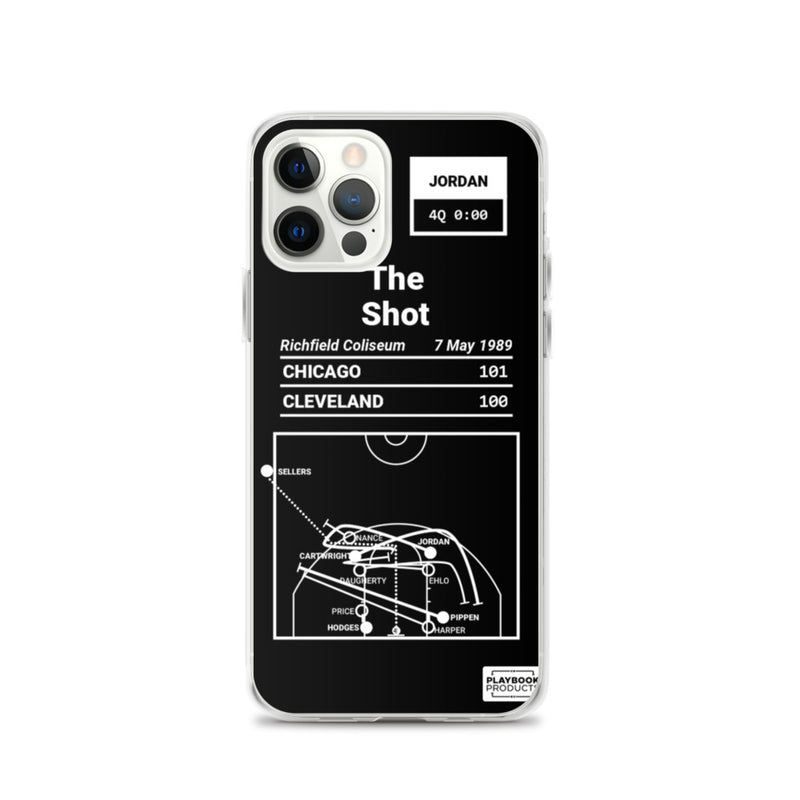Greatest Bulls Plays iPhone Case: The Shot (1989)