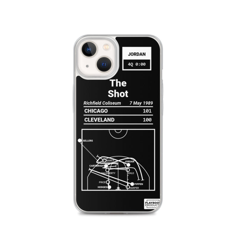 Greatest Bulls Plays iPhone Case: The Shot (1989)
