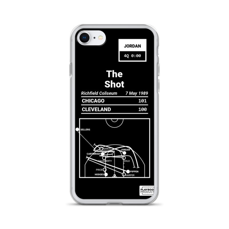 Greatest Bulls Plays iPhone Case: The Shot (1989)