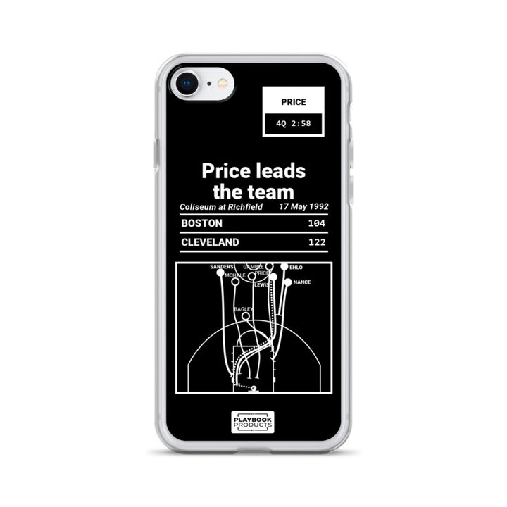 Cleveland Cavaliers Greatest Plays iPhone Case: Price leads the team (1992)