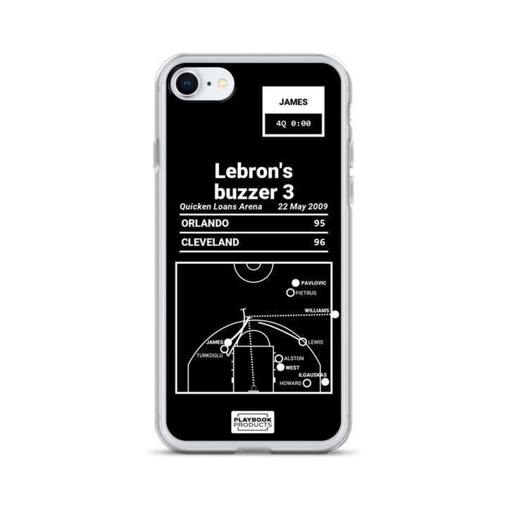Cleveland Cavaliers Greatest Plays iPhone Case: For three, for the win, YES! (2009)