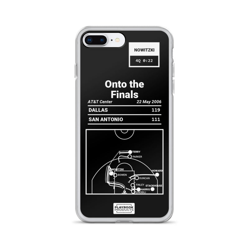 Greatest Mavericks Plays iPhone Case: Onto the Finals (2006)