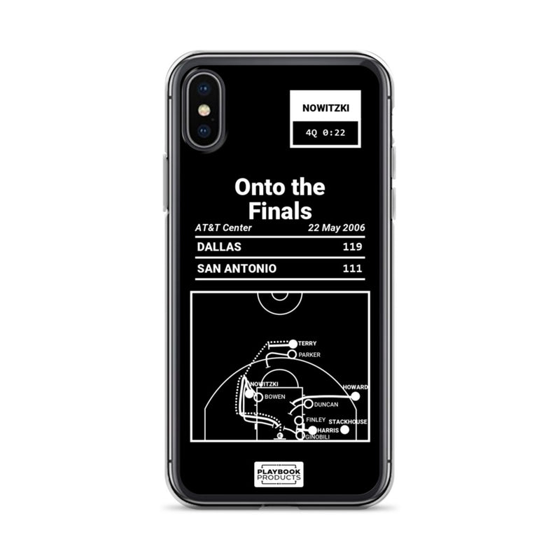 Greatest Mavericks Plays iPhone Case: Onto the Finals (2006)