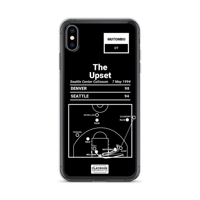 Greatest Nuggets Plays iPhone Case: The Upset (1994)