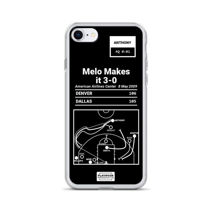 Denver Nuggets Greatest Plays iPhone Case: Melo Makes it 3-0 (2009)