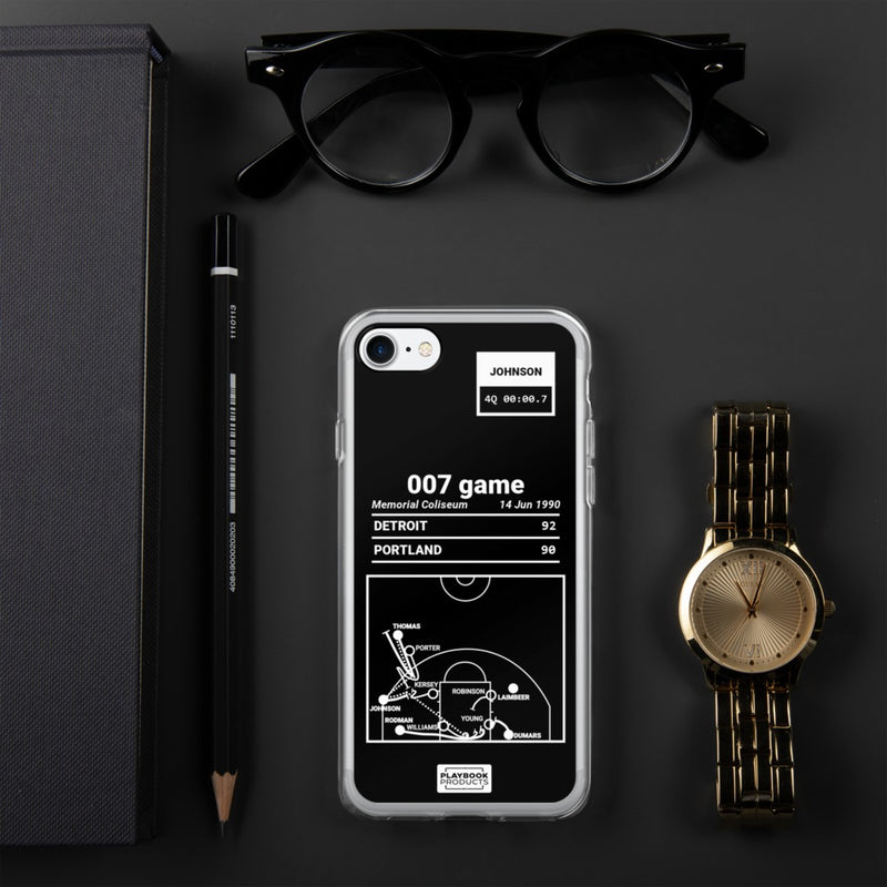 Greatest Pistons Plays iPhone Case: 007 game (1990)