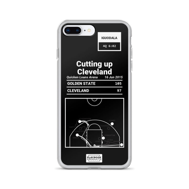 Golden State Warriors Greatest Plays iPhone Case: Cutting up Cleveland (2015)