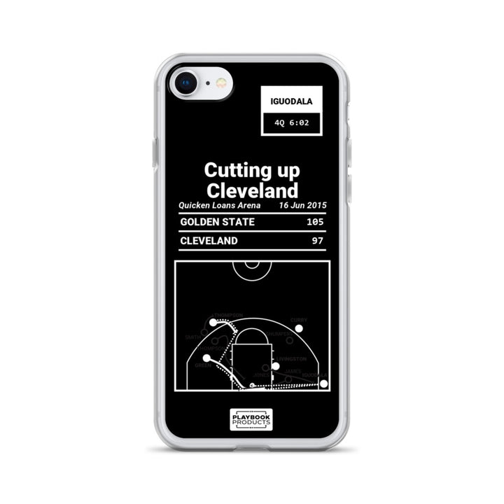 Golden State Warriors Greatest Plays iPhone Case: Cutting up Cleveland (2015)