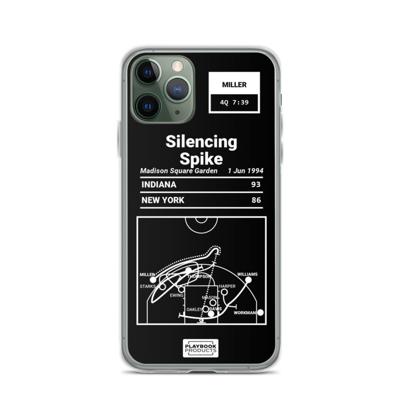 Greatest Pacers Plays iPhone Case: Silencing Spike (1994)