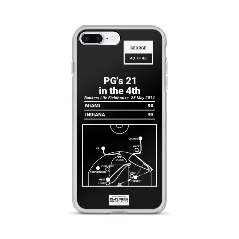 Greatest Pacers Plays iPhone Case: PG&