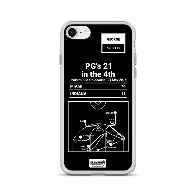 Greatest Pacers Plays iPhone Case: PG&