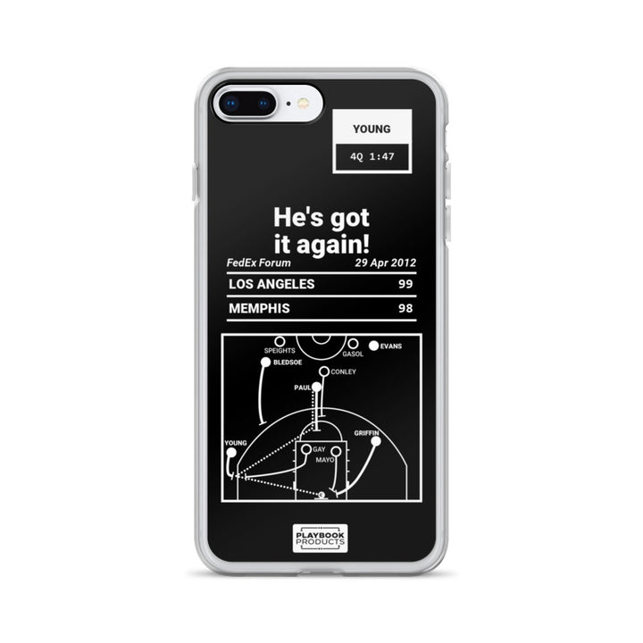 LA Clippers Greatest Plays iPhone Case: He's got it again! (2012)