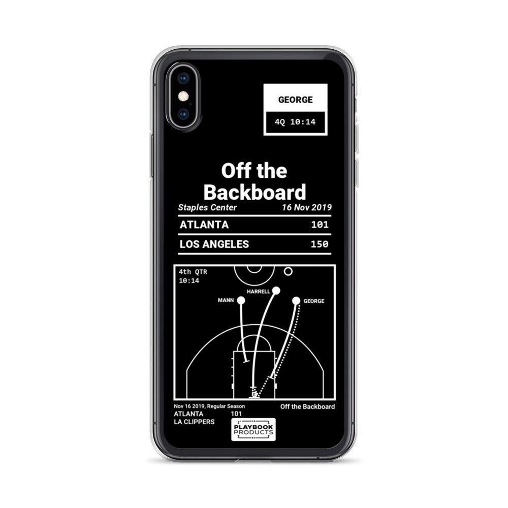 LA Clippers Greatest Plays iPhone Case: Off the Backboard (2019)