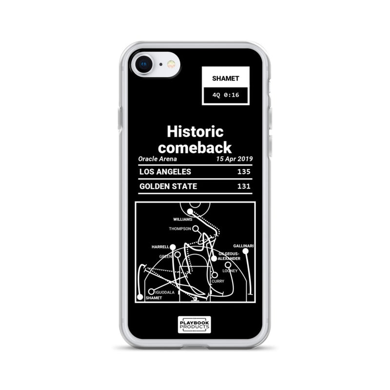 Greatest Clippers Plays iPhone Case: Historic comeback (2019)