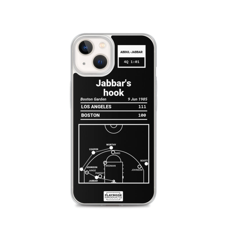 Greatest Lakers Plays iPhone Case: Jabbar&