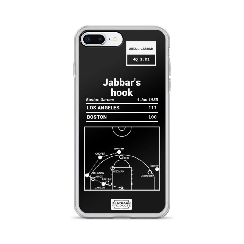 Greatest Lakers Plays iPhone Case: Jabbar&