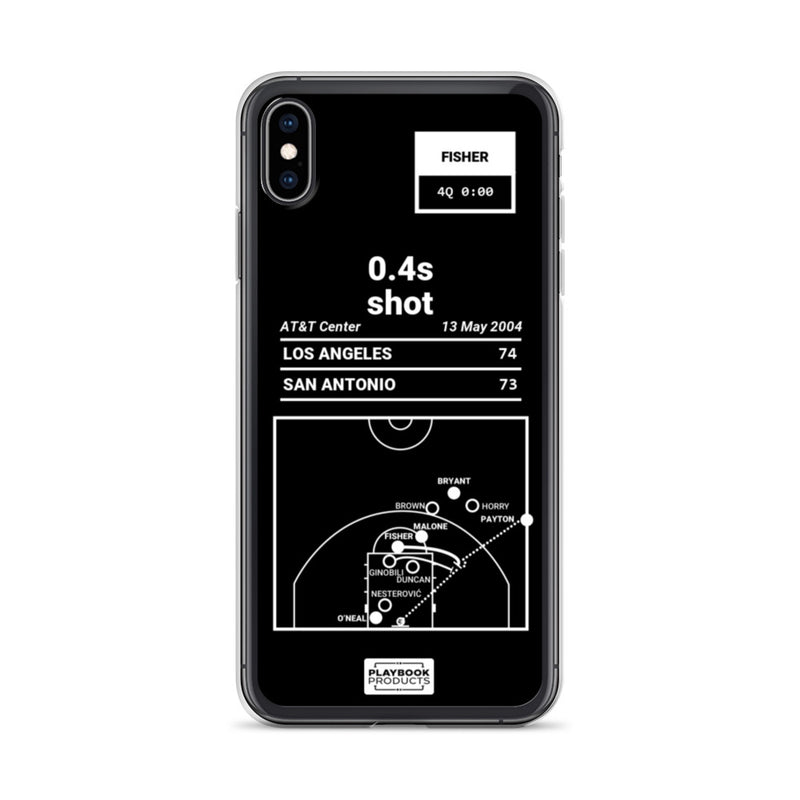 Greatest Lakers Plays iPhone Case: 0.4s shot (2004)