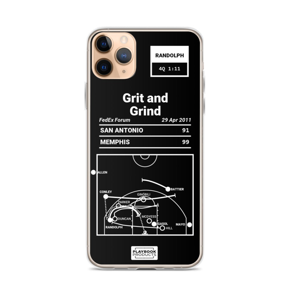 Memphis Grizzlies Greatest Plays iPhone Case: Grit and Grind (2011)