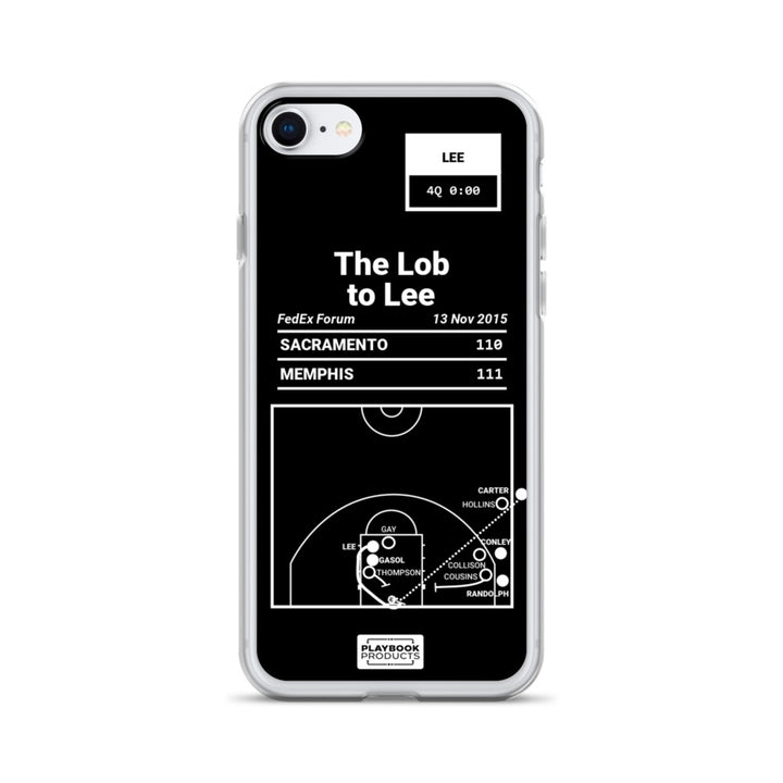 Memphis Grizzlies Greatest Plays iPhone Case: The Lob to Lee (2015)