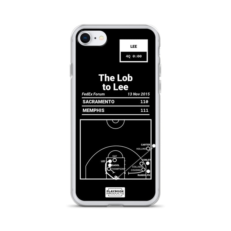 Greatest Grizzlies Plays iPhone Case: The Lob to Lee (2015)