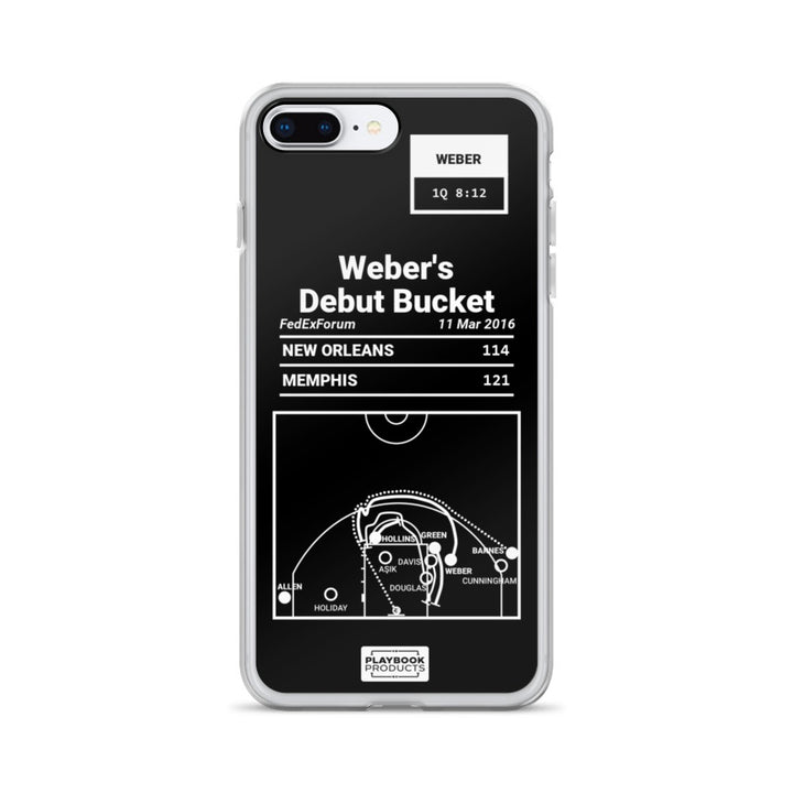 Memphis Grizzlies Greatest Plays iPhone Case: Weber's Debut Bucket (2016)