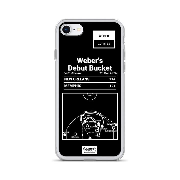 Memphis Grizzlies Greatest Plays iPhone Case: Weber's Debut Bucket (2016)