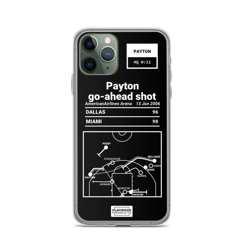Greatest Heat Plays iPhone Case: Payton go-ahead shot (2006)