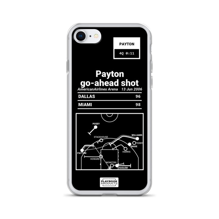 Miami Heat Greatest Plays iPhone Case: Payton go-ahead shot (2006)