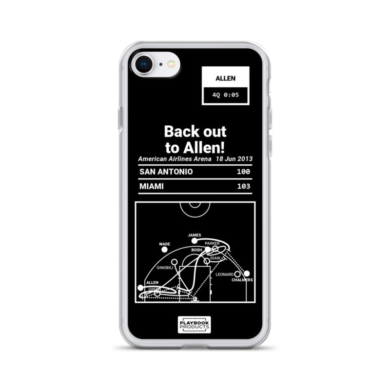 Greatest Heat Plays iPhone Case: Back out to Allen! (2013)