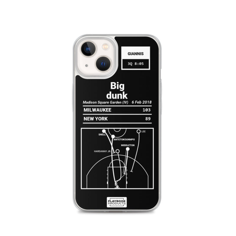 Greatest Bucks Plays iPhone Case: Big dunk (2018)